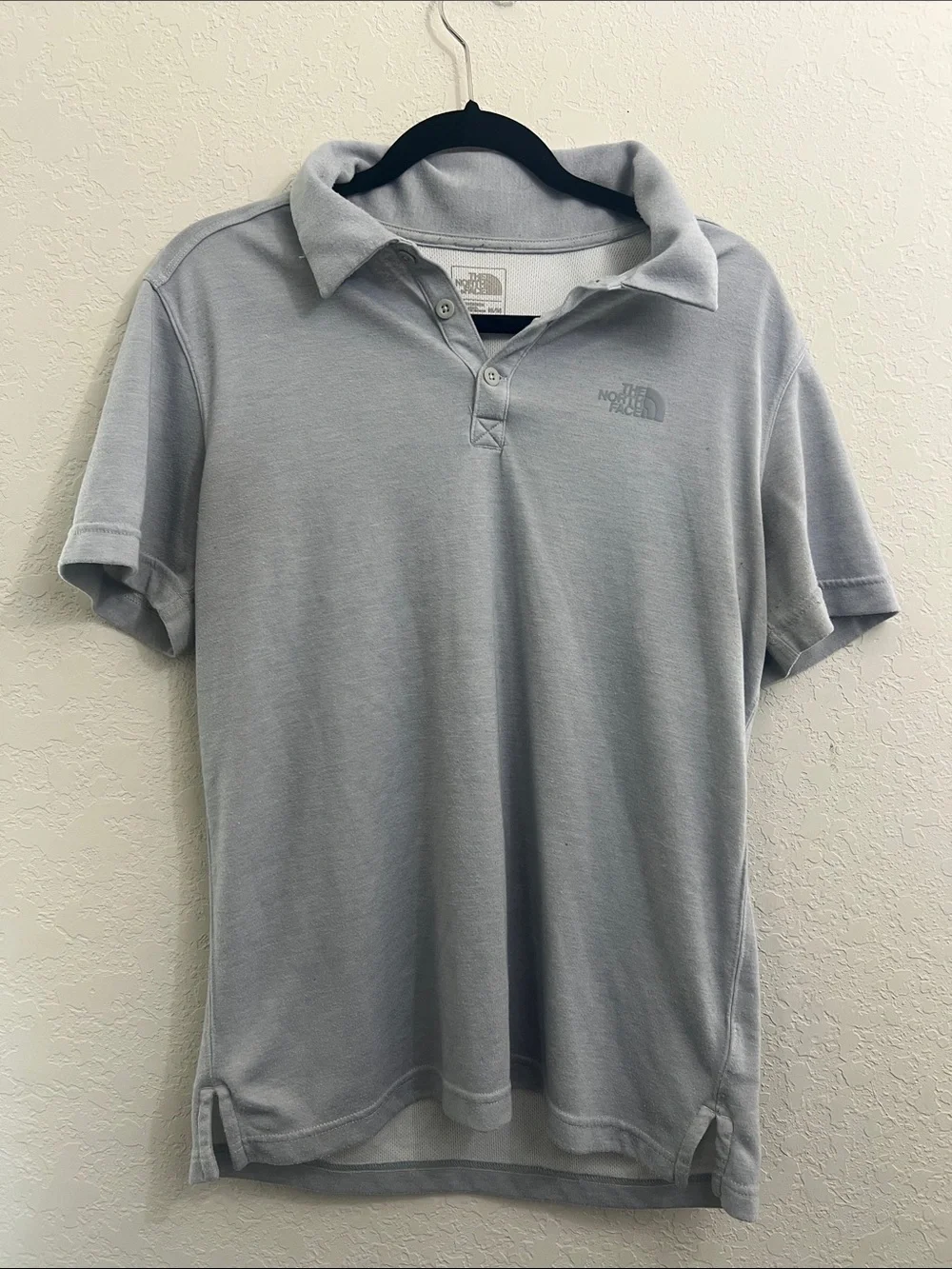 The North Face FlashDry Performance Polo Shirt Light Gray Heather Men's Medium